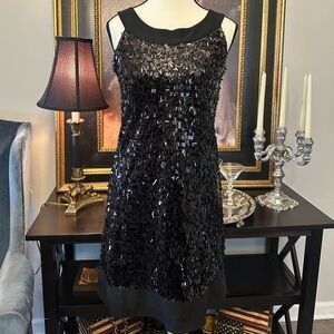 Scarlett Nite Black Sequin Mini Dress